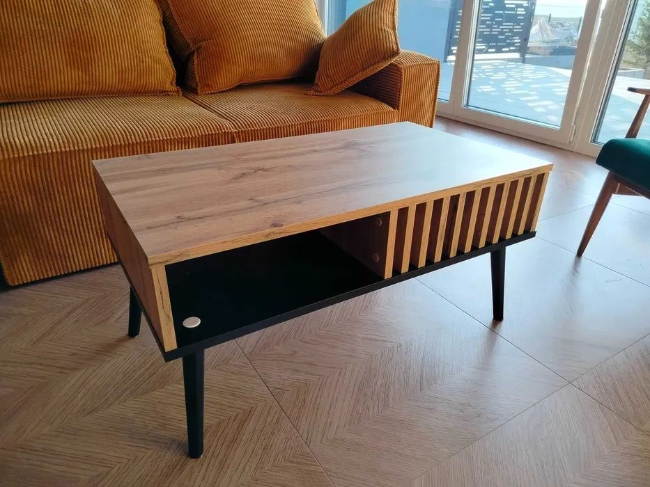 Stolik kawowy lamele