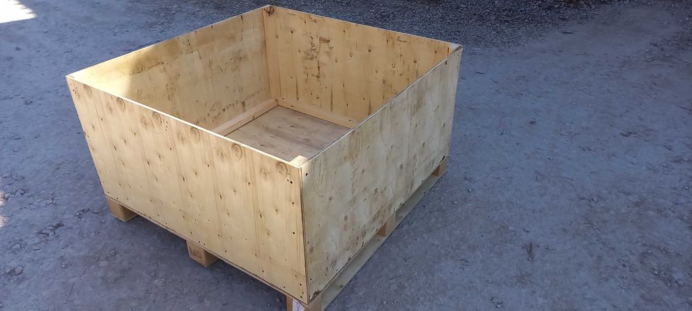 skrzynio palety 110x110x110 sklejka 1 cm