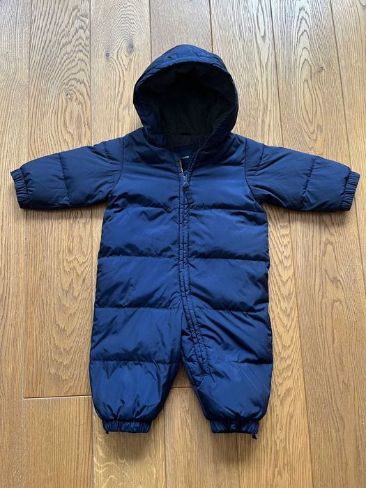 Kombinezon dziecięcy zimowy ocieplany GAP 6-12M miesięcy + rękawiczki