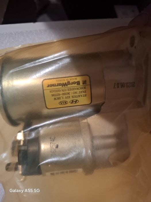 Оригинальный стартер Hyundai Kia 36100-03706 новый OEM Корея