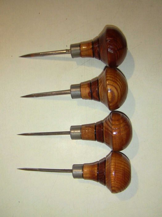 Шило с деревянной ручкой диаметром  3 и 5 мм