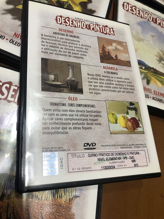 DVD”s originais - Curso de desenho e pintura