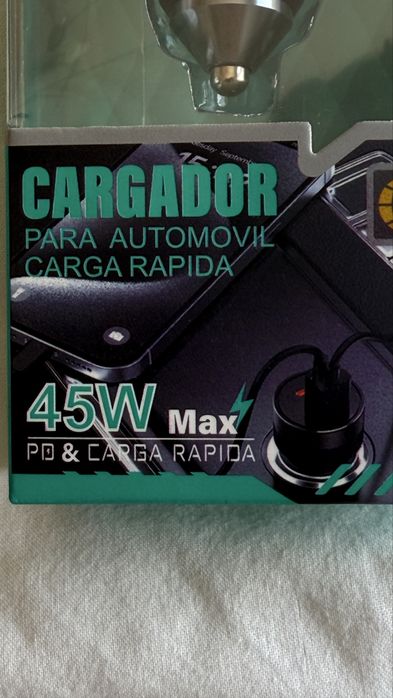 Carregador rápido para carro - entrada de isqueiro