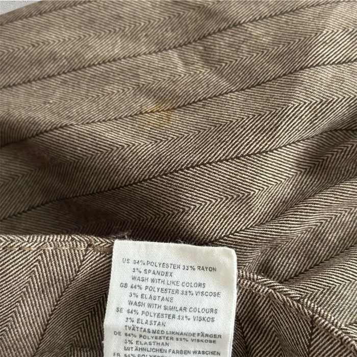 брюки жіночі коричневі в смужку S