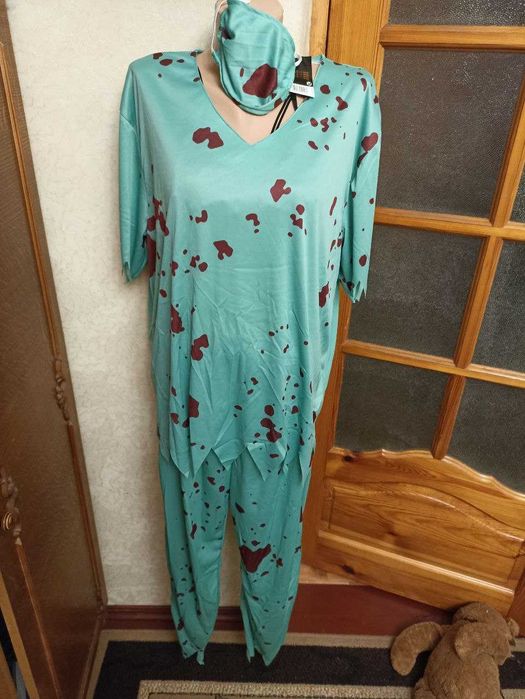 Костюм на Хелловін лікар смерть мертвий лікар хірург зомбі L 52-54 р-р