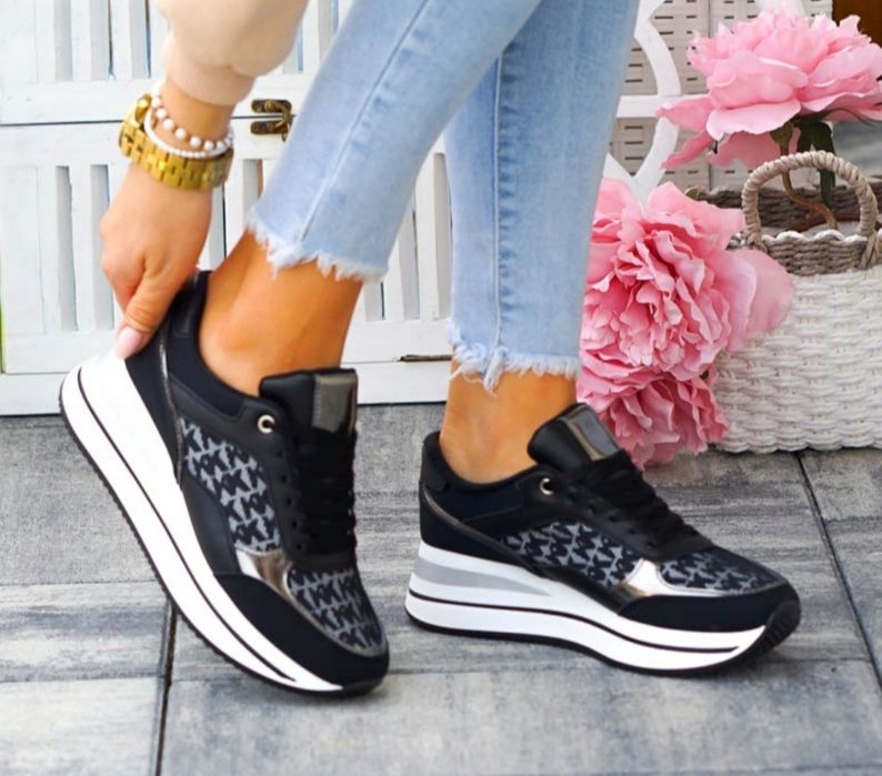 36 37 38 adidasy 39 40 41 sneakersy z orientem na grubej platformie