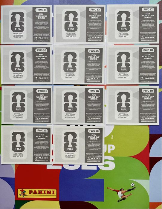Cromos PANINI FIFA World Cup 2026 - FWC 9 a FWC 19