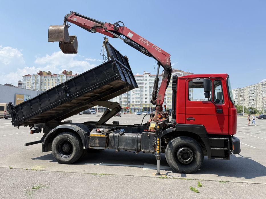 Продам самоскид з кран маніпулятором MAN F2000