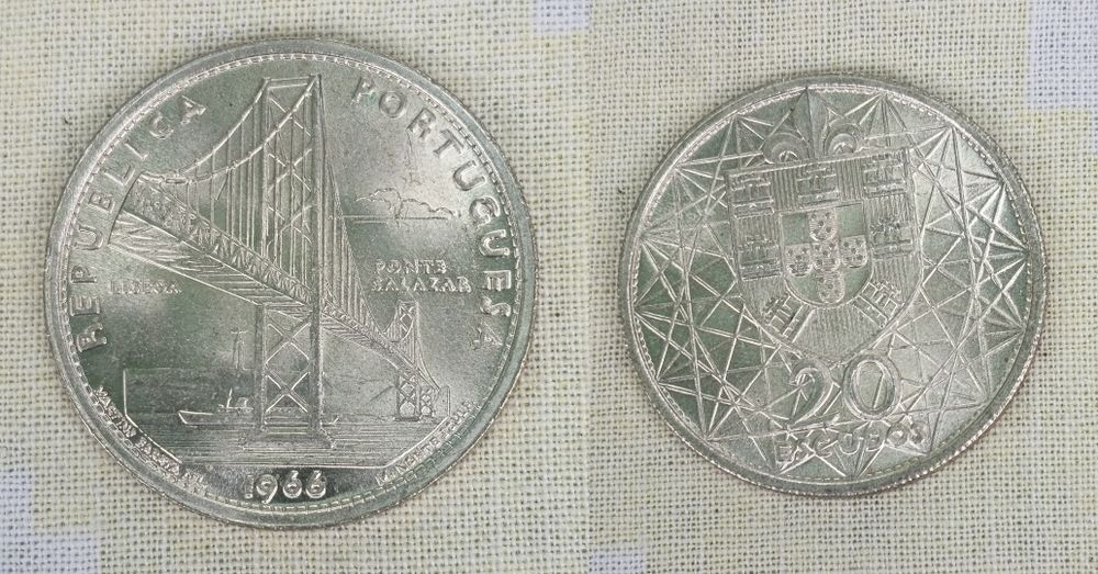 4 Moedas Comemorativas em Prata
