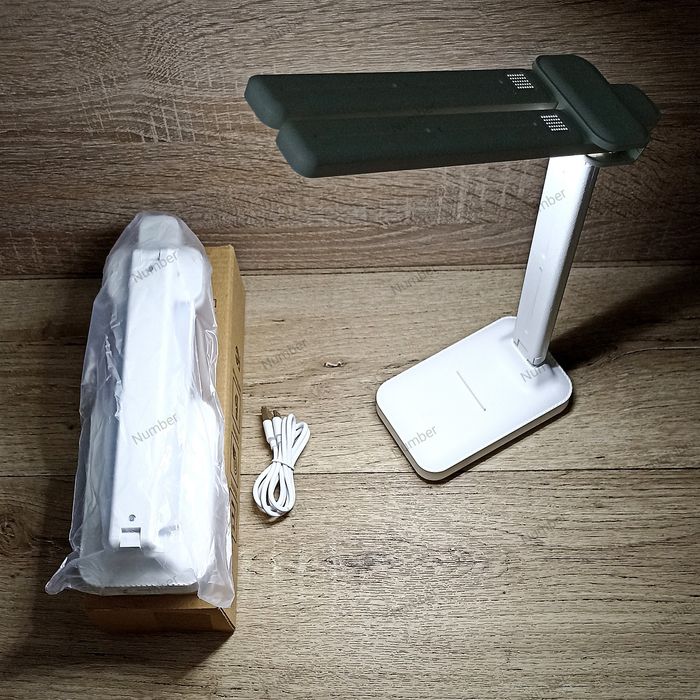 Лампа акумуляторна настільна 15+ годин світла  Автономна Type-C LED