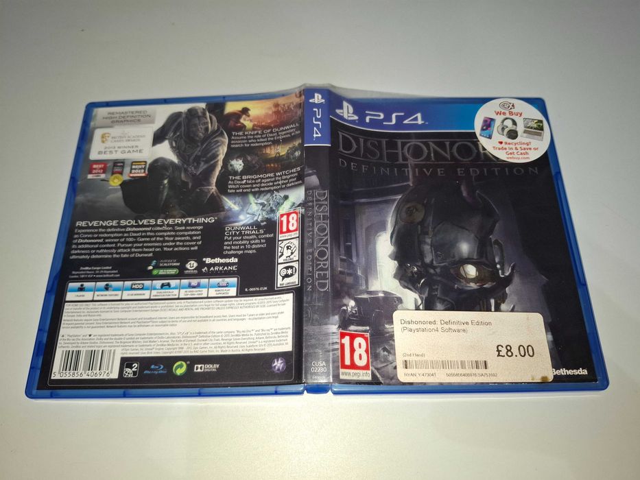 Dishonored Definitive Edition - Sony PS4
