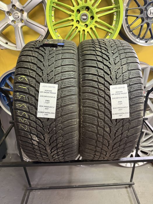 Opony zimowe 235/35R19 91W XL Nokian WR Snow Proof | 2021 | 2 sztuki