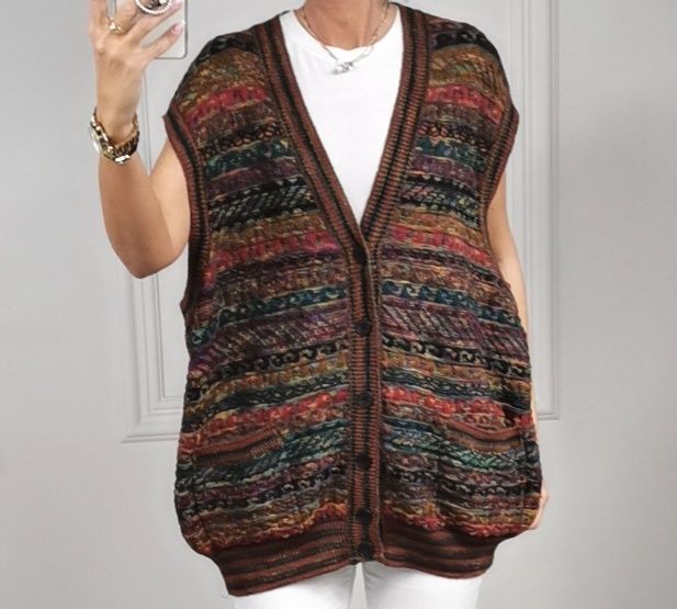 Missoni Sport Kamizelka Męska Bezrękawnik xl  wool