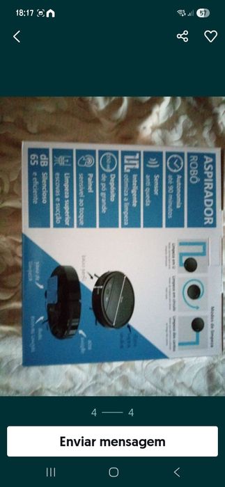 Vendo aspirador robot