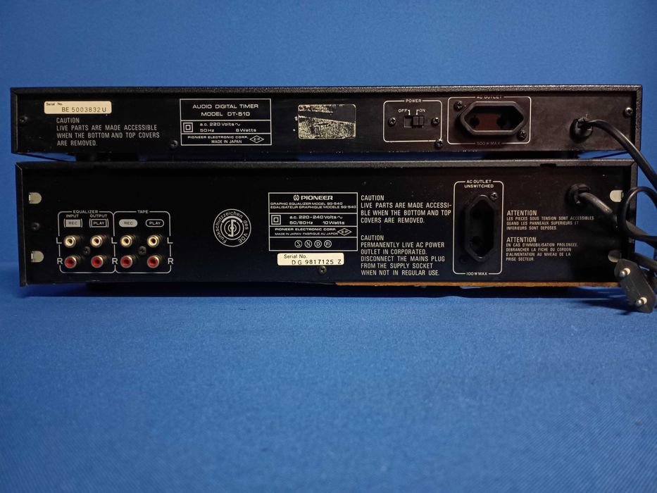 équalizador PIONEER SG-540 "blueline" + DT-510