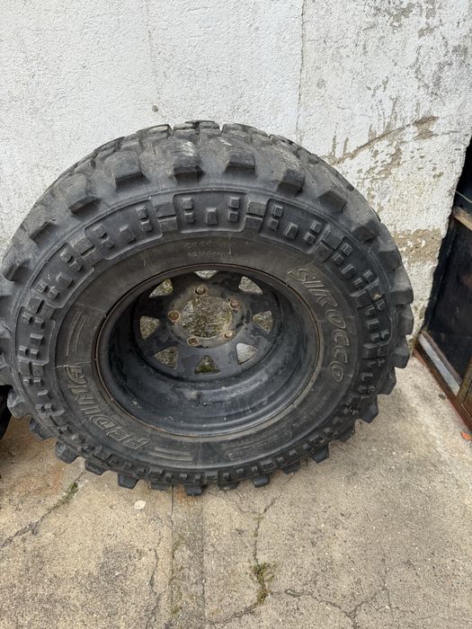 Pneus 31 Fedima Sirocco com jantes offset