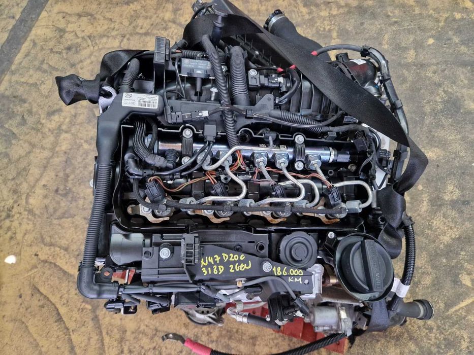 Motor usado N47D20C BMW 318D 143CV F30 F31 2 GERAÇÃO F20 F10 186.000KM