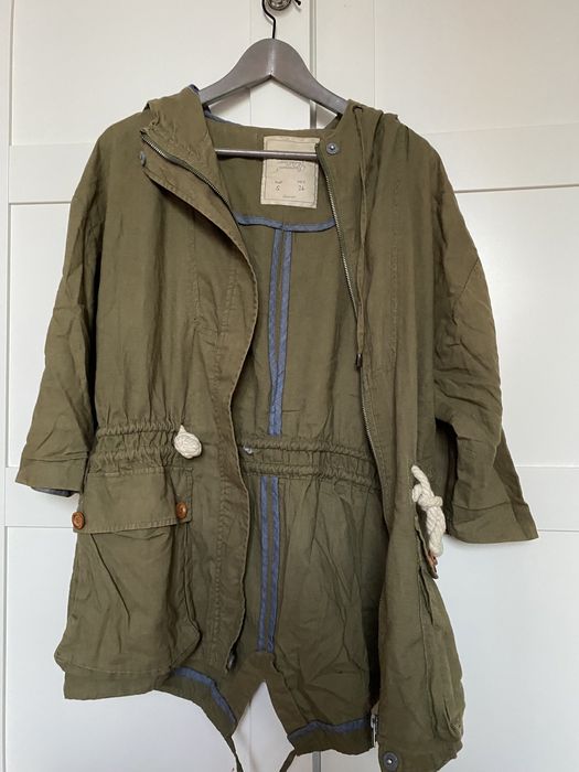 Lniana parka Pull & Bear