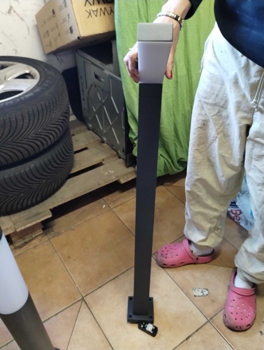 NOWA lampa ogrodowa LED grafitowa wysoka ok 1 m