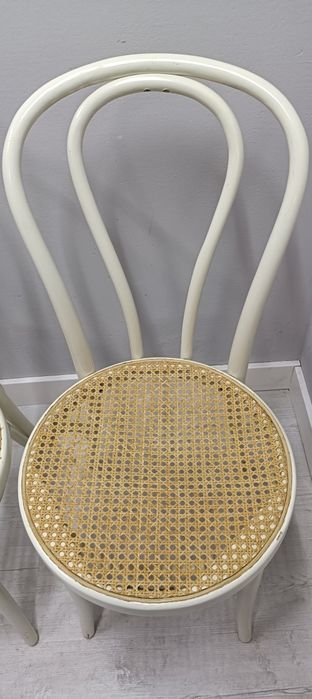 Krzesła gięte Thonet Fameg Radomsko a18 a16 z rafią