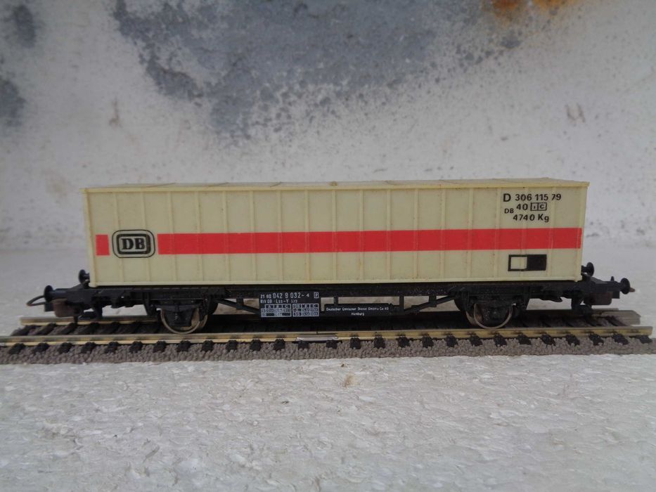 1:87 LIMA Vagão porta contentor da DB comboio