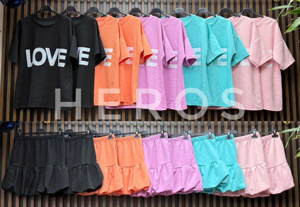 Komplet LOVE ,gładki