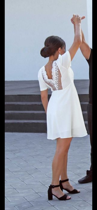 Платье белое, для росписи или фотосессии