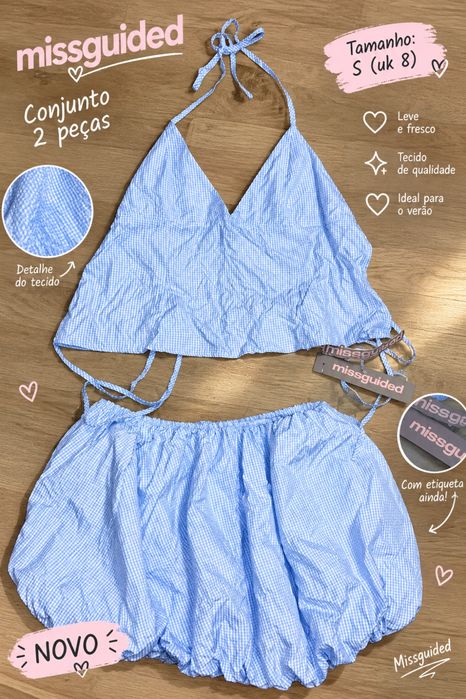 Conjunto azul Missguided