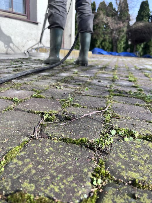 Profesjonalne Mycie Ciśnieniowe Kostka,Elwacja,Dach 100 °C