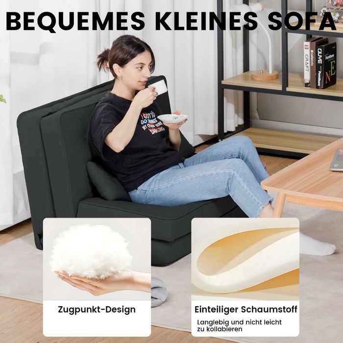 Nowa rozkładana sofa leniwa / fotel / łóżko / leżanka / COMHOMA !W229!