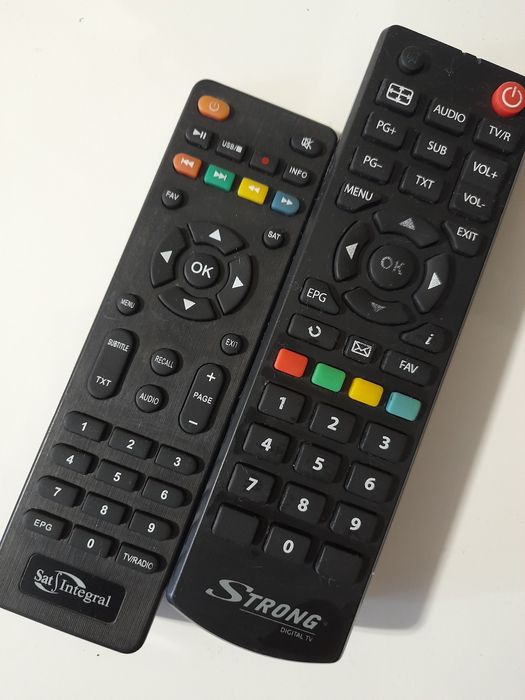 Пульт ДУ к DVB-T2 Strong SRT-8502 /Пульт ДУ тюнера  Sat-Integral