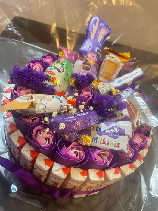 Солодкий букет , можна зробити різне наповнення, та різних розмірів