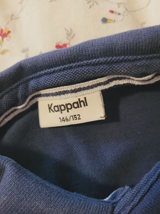 koszulka polo t- short kappahl 146/152 granat, elegancka