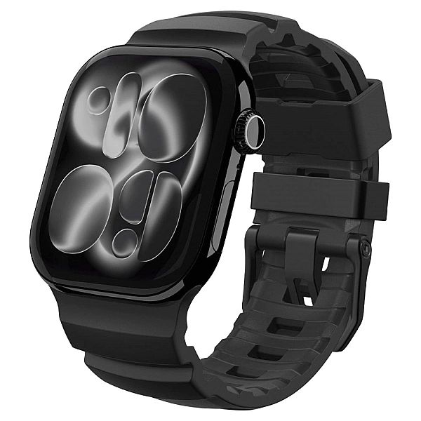 Pasek Spigen WBS2 na Apple Watch 44 / 45 / 46 / 49 mm - czarny