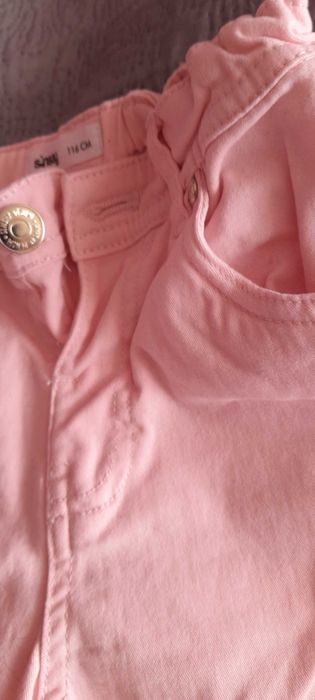 Spodnie różowe Sinsay 116