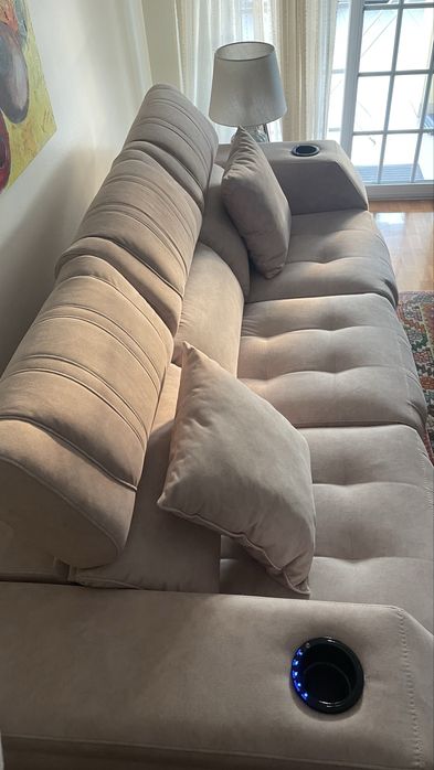 Sofa articulado com massagem novo 2,35m