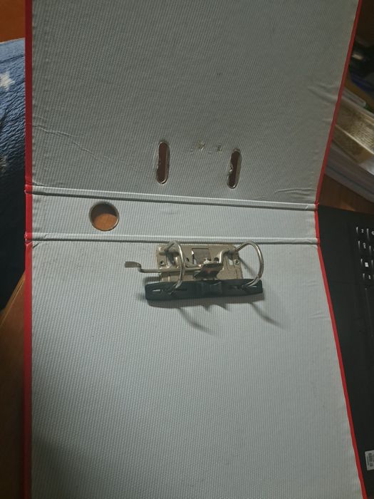 Capa de argolas / dossier