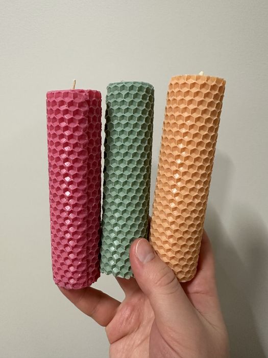 Вощинні свічки бджолиний віск