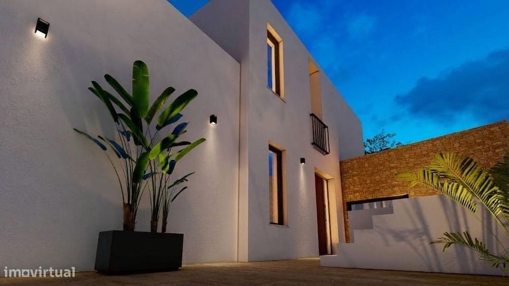 Terreno com Projecto - Moradia T2 com Piscina