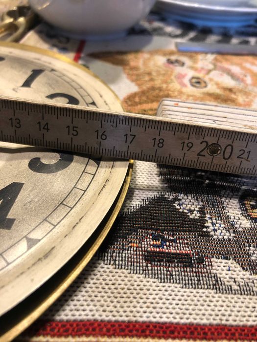 Stare tarcze zegarowe Gustav  Becker dwie sztuki