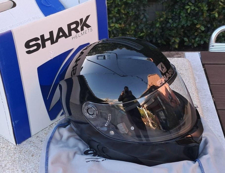 Capacete BMW Gs Pure, Capacete SHARK ridill black  e sacos laterais