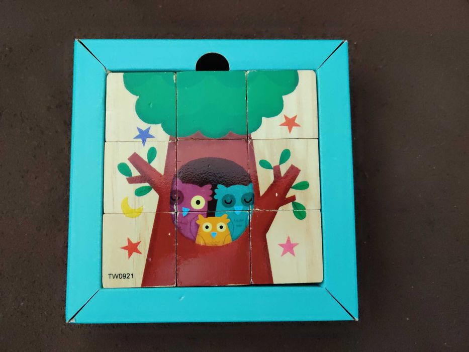 Puzzles didáticos de madeira
