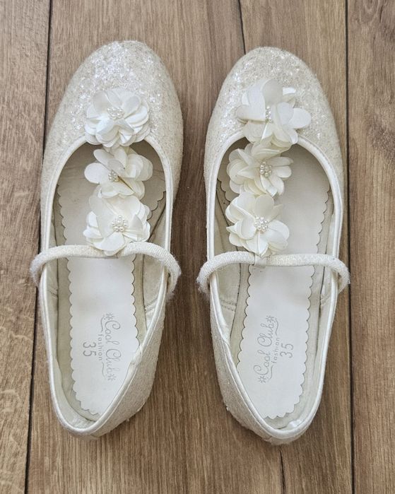 Cool Club Buty Baletki Komunia Ślub Wizytowe cekiny 35 rozmiar Smyk