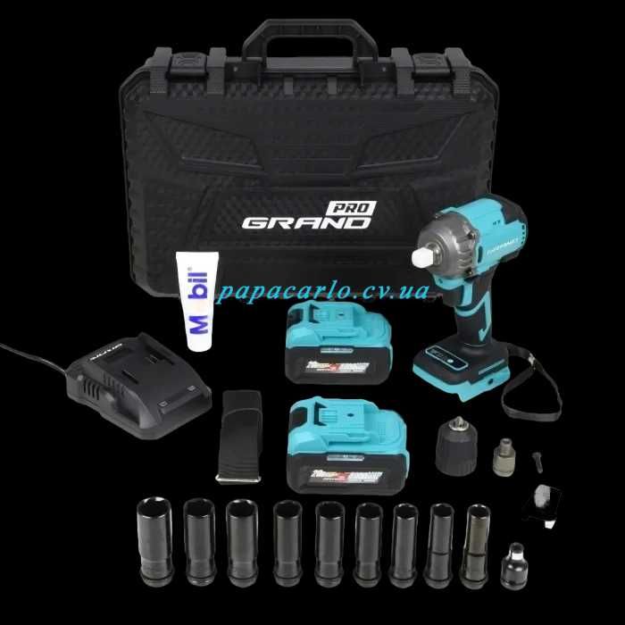 Акумуляторний гайковерт Grand АГ-700BL HS / Grand АГ-700BL HS-1