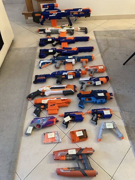 Conjunto pistolas nerfs