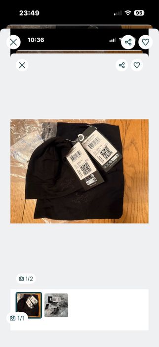 ARCTERYX LEAF czapka Cold WX Beanie. Black.