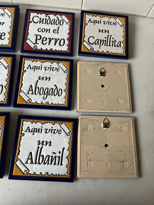 NOVOS-Azulejos com várias frases