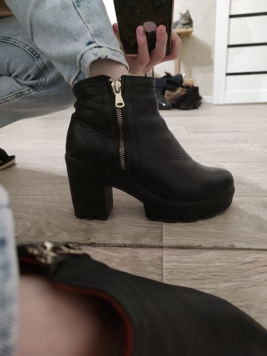 Ботинки зимові натуральна шкіра