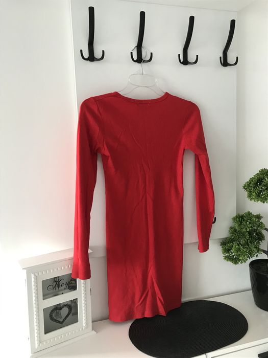 Sukienka czerwona M elastyczna