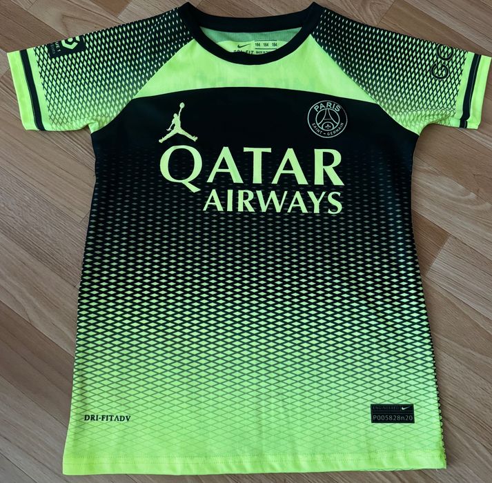 Дитячі футбольні футболки Nike / Jordan Barcelona, PSG | Розмір 164
